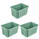 keeeper Bak emil, stapelbaar door draaien, 54,5 x 39 x 29,5 cm, 45 l, groen (Nordic Green), 3 stuks
