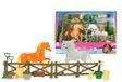 Toi-toys Kailey's Écurie Jeu 4 pièces Brun/blanc