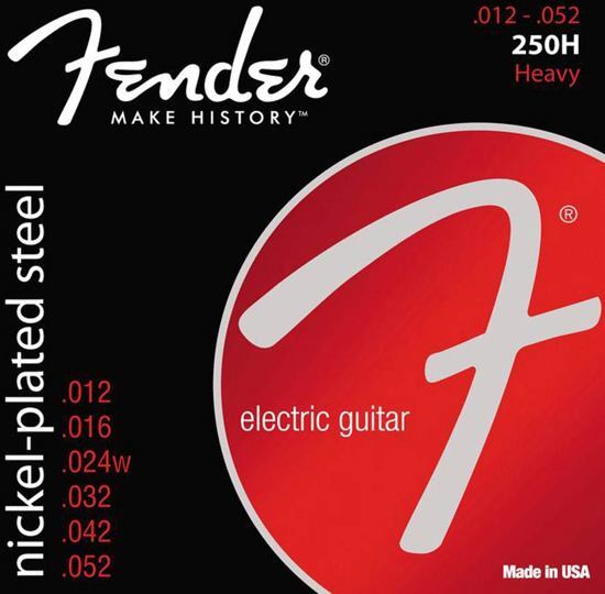 Fender Snarenset Elektrisch Nickel ROUNDWOUND HEAVY F-250H