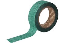INNSPIRO Masking Tape Glitter Green 15 mm x 6,5 m Serie Glitter
