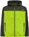 CMP Opvouwbaar waterdicht kinderjack, 14 jaar, Polyester, Winddicht, Met capuchon, Waterafstotend, Mouwloos, Zijzakken, Herfst/Winter, Mannen, Olijfgroen, Colorblock, Rits