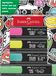 Faber-Castell 254690 Graffiti Neon Markeerstiften, set van 4 stuks