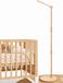 oCreon Babybed Vloerstaande houder voor babymobiel Pro babybed - Kinderbed - 100% beukenhout - Beweegbare mobiele houder - Box - Wieg
