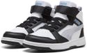 PUMA Puma Rebound V6 Mid Space Belle AC+ PS Meisjes Sneakers - PUMA Black-Lilac Crush-PUMA White