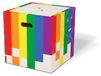 Pride Pouf avec haut-parleur Bluetooth, 40x40x40 cm