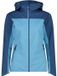 CMP Vrouwelijke waterdichte jas met capuchon, blauw, lichtblauw, XS, Polyester, Lente/Zomer 2023