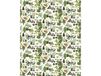 Arvidssons Textil Skogsliv Vert Toile cirée