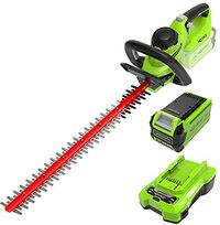 Greenworks Greenworks Accu Heggenschaar G40Ht61K2 (Li-Ion 40V, 61 cm Zaaglengte, 27mm Tandafstand, 3000 Sneden/Min, Verstelbare Extra Handgreep, Met 2Ah Accu En Lader), Groen