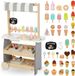 Mamabrum Chariot à Glaces en Bois avec Accessoires