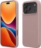 kwmobile telefoonhoesje geschikt voor Apple iPhone 17 Pro - Hoesje met siliconen coating - Smartphone case in licht oudroze