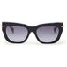 AllSaints Tasmin Sonnenbrille Glänzend Schwarz OS