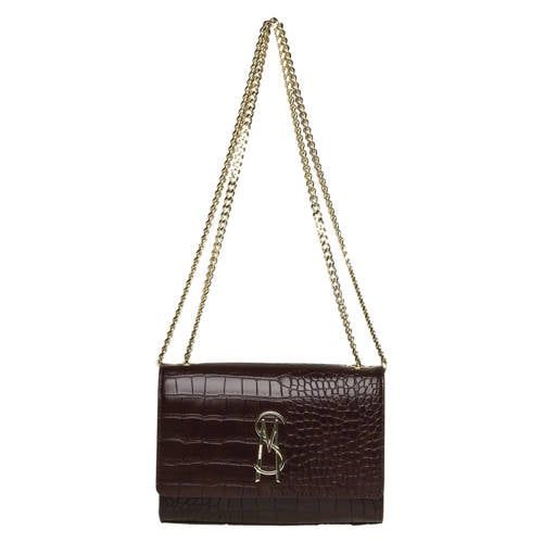 Steve Madden Bramonie crossbody tas donkerbruin