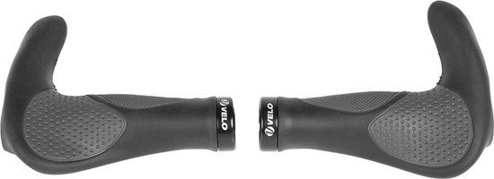 Velo Handvat Ergogel D3 138 Mm Per Set Zwart