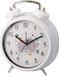 Excellent Houseware réveil enfant - blanc - hippopotame - XL - D30 cm - métal - chambre d'enfant
