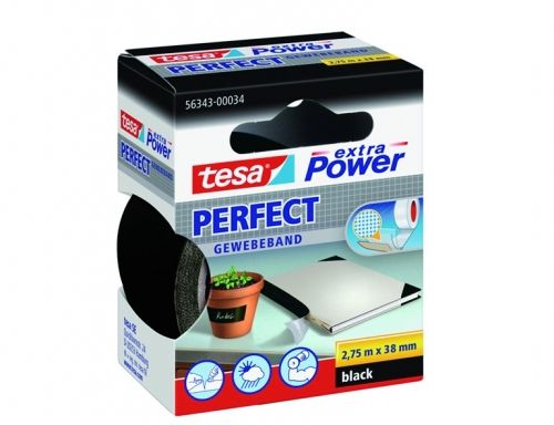 tesa Extra Power Tape - Zwart - 38mm x 2.75m