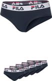 FILA - Urban Logo Brief | 5-Pack | Dames Slip | Maat S - Navy