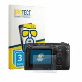 BROTECT - Screenprotector voor Canon EOS C50 - Folie Beschermfolie Beschermglas matte 3 Stuks