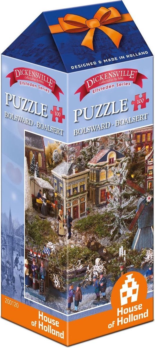 - House of Holland puzzel G 100 stukjes, Dickensville Elfsteden - Bolsward