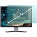 Qoltec Blauwlichtfilter 24" | 16:9 | Zichtbescherming | Anti-reflectie | Mat | voor monitor