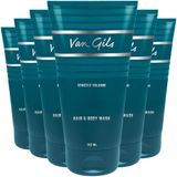 Van Gils Strictly Cologne Hair & Body Wash - 6 x 150 ml - Voordeelverpakking