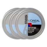 L'Oréal Studio Line Special FX Out Of Bed Fibre Cream - 150 ml x 3