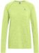 Odlo Essential Seamless Crew Longsleeve Dames Hardloopshirt Lange Mouwen Groen Maat L