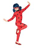 Rubie's Deluxe Miraculous Ladybug Kostuum met Knuffeltje voor Meisjes - Maat 116