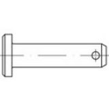 TOOLCRAFT 135899 Boulon (Ø x l) 10 mm x 70 mm Acier zingué par galvanisation 10 pièce(s)