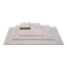 Vandyck Tapis de bain Houston 60x60 pierre