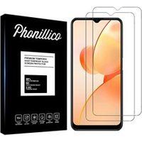 Phonillico® Gehard glas voor Realme C31 4G [Pack 2] Screenprotector van glasfilm
