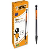 BIC Matic Original 0,7 mm HB Vulpotlood - Verschillende Kleuren Lichaam, Doos van 12 Stuks