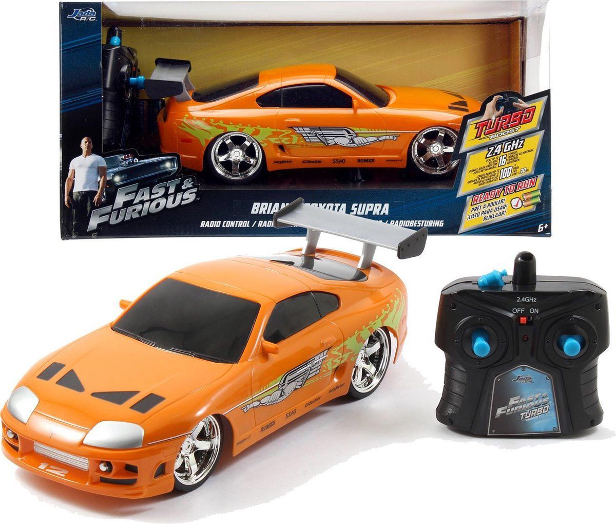 Jada Toys - Fast & Furious - RC Brian's Toyota - Oranje