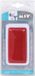 MSV ANTI-kleerborstel PLUCHE terylene / POLYPROPYLENE wit / rood