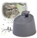 Iris Ohyama Fontein, Binnen/Buiten waterdispenser met 1,2L inhoud, Spijsverteringsvriendelijk, Inclusief koolstoffilter voor honden & katten, PWF-200, Grijs