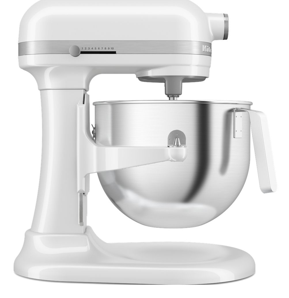 KitchenAid 5KSM70JPXEWH Stand Mixer - 375W - Grey, Stainless steel, White