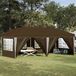 Maison Exclusive - Tente de réception pop-up, 575 x 288 x 245 cm, couleur taupe