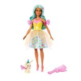Barbie A Touch of Magic JCW51 Teresa pop en accessoires verborgen in fantasie-outfit, huisdier, riem en haaraccessoires
