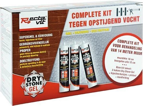 Rectavit Dry Stone Gel Combibox set