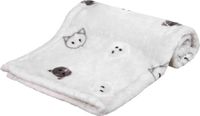 TRIXIE 37168 Deken Mimi Softpluche Lichtgrijs - 70 cm