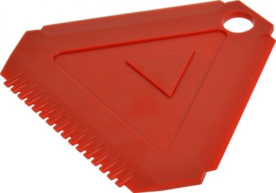 Carpoint Ijskrabber Rood 10 Cm Per Stuk
