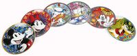 EGAN Disney Ontbijtbordjes Mickey & Friends Set van 6