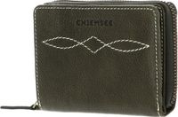CHIEMSEE Leren Portemonnee Leather Wallet Green Donkergroen