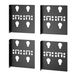 APC Easy Rack PDU support de montage, double largeur, 2 paires