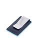 Piquadro Geldclip Line Blue Square blauw – mahonie – zwart PP4857B2
