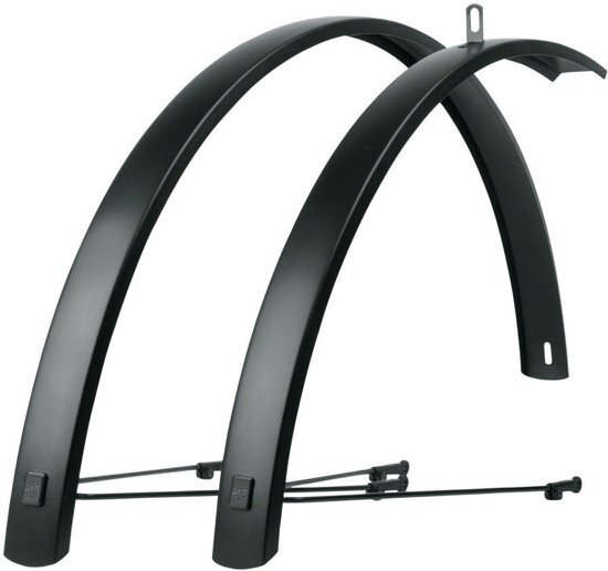 SKS Spatbordenset Edge 28 Inch 56 Mm Aluminium Zwart