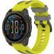 Garmin Bracelet sport grain Fenix 5/6 (lime/gris foncé)
