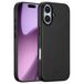 Accezz Housse arrière en cuir pour iPhone 17 - MagSafe - Noir