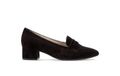 Gabor - Dames - Hoge hakken - Blokhak - Rond neus - Rubber zool - Casual schoenen - Effen - Normaal - 0 - 2 cm