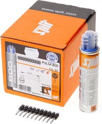 Spit Pulsa nagels C 6/30 - 500 stuks + Gas - 057542