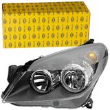 HELLA 1LG 270 370-341 Halogeen Koplamp - voor o.a. Opel Astra H (A04) - Zwart - ECE - voor linksrijdend verkeer - rechts